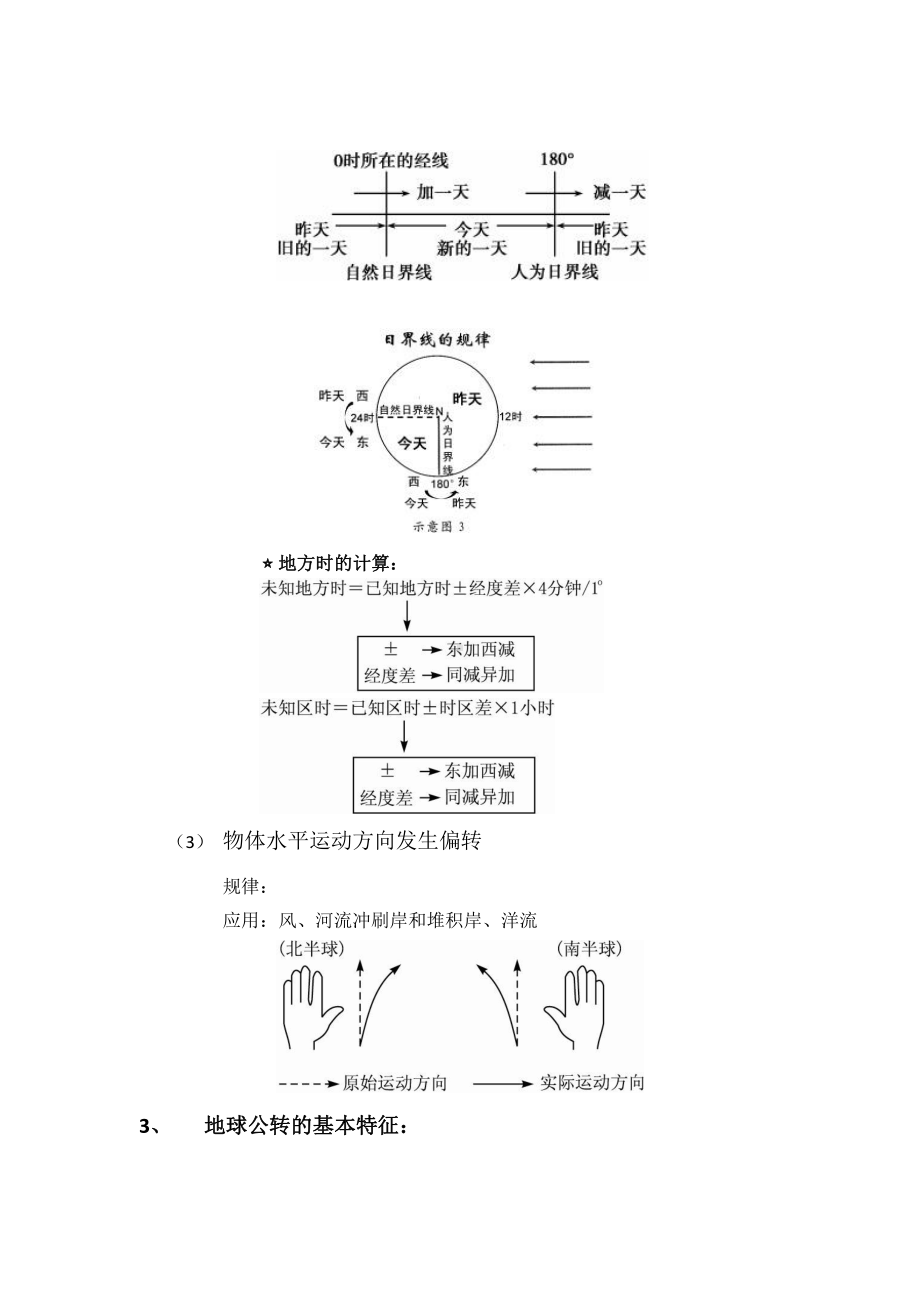 （新教材）2021湘教版高中地理选择性必修第一册（全册书）知识点汇总（复习资料）.doc_第3页