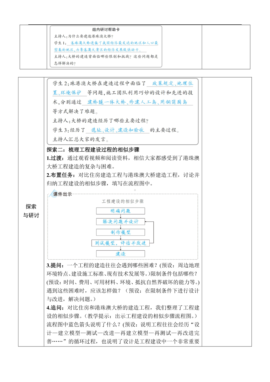 1.2 认识工程 教案（含教学反思+作业设计）-2022新教科版六年级下册《科学》.docx_第3页