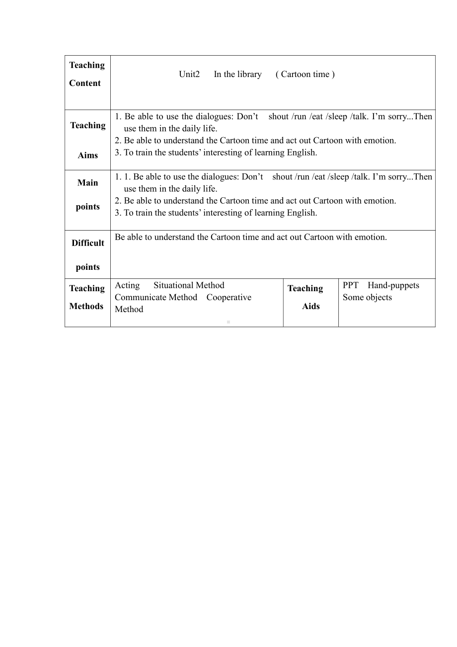 Unit 2 In the library-Sound time, Song time, Checkout time & Ticking time-教案、教学设计--(配套课件编号：37c80).doc_第1页