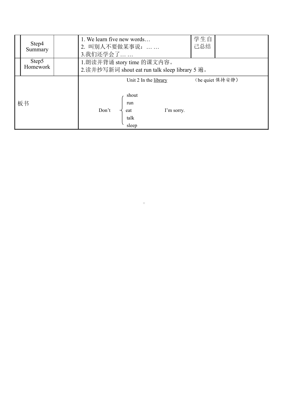 Unit 2 In the library-Story time-教案、教学设计-市级公开课-新牛津译林版三年级下册英语(配套课件编号：11050).doc_第2页