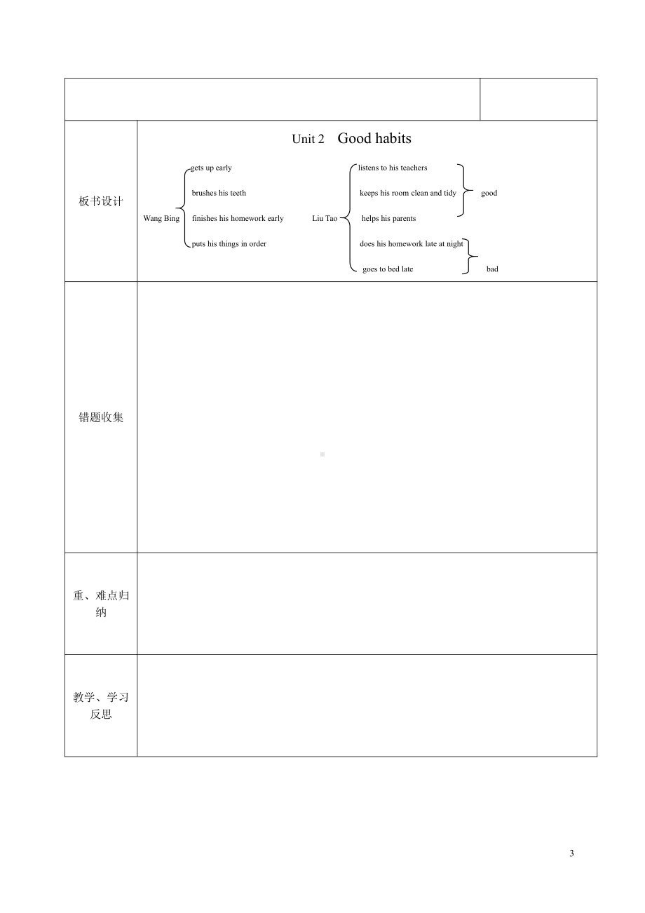 Unit 2 Good habits-Story time-教案、教学设计-市级公开课-新牛津译林版六年级下册英语(配套课件编号：f0815).doc_第3页