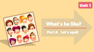 人教版英语五年级上册-Unit 1 What’s he like？A Let’s spell.pptx