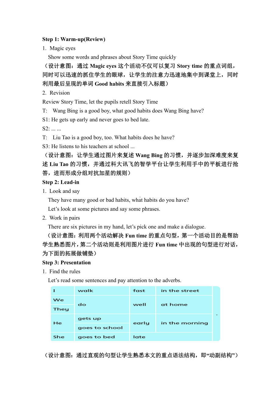 Unit 2 Good habits-Grammar & Fun time-教案、教学设计-县级公开课-新牛津译林版六年级下册英语(配套课件编号：70868).doc_第2页