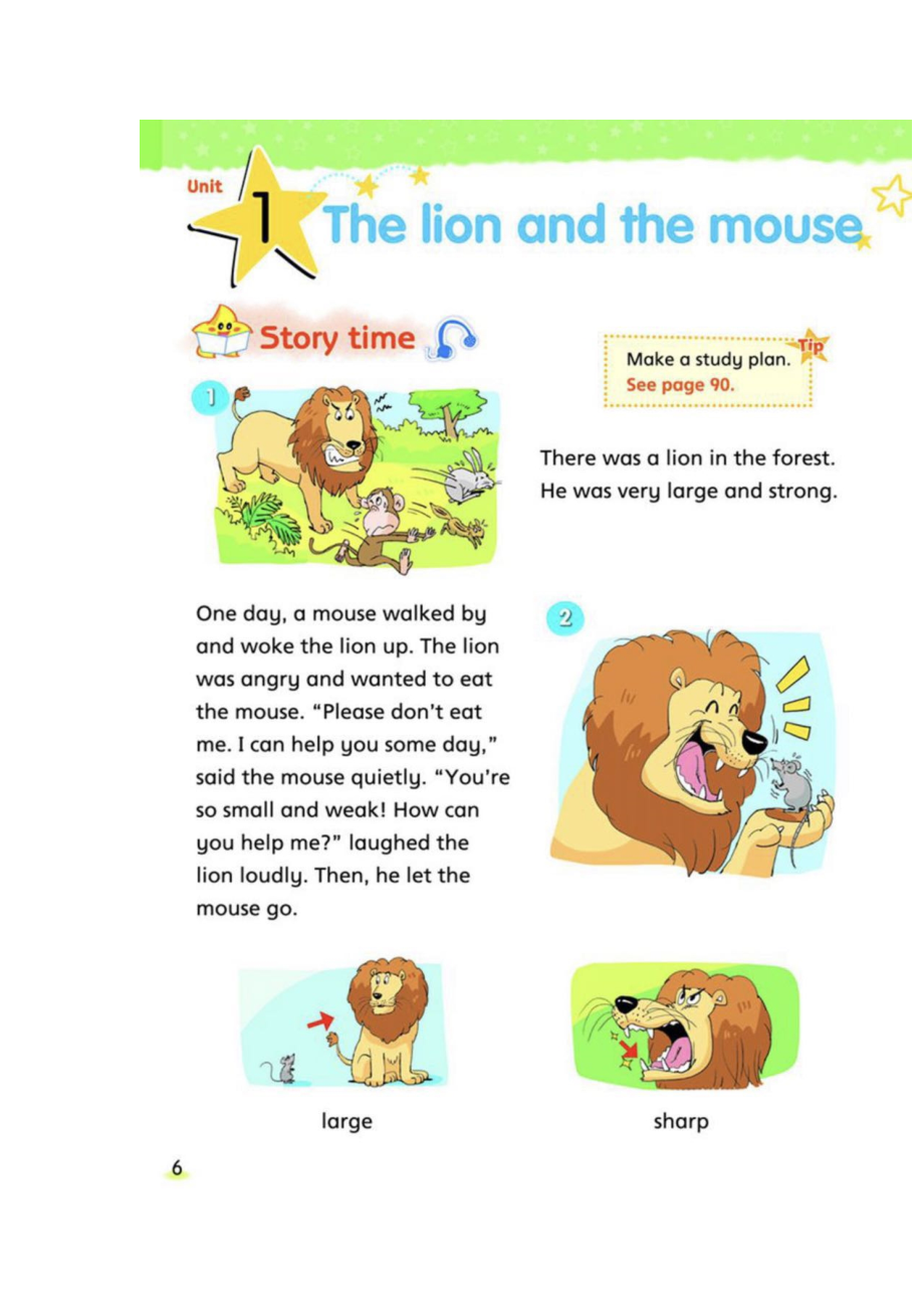 Unit 1 The lion and the mouse-Story time-ppt课件-(含教案+素材)-县级公开课-新牛津译林版六年级下册英语(编号：42124).zip