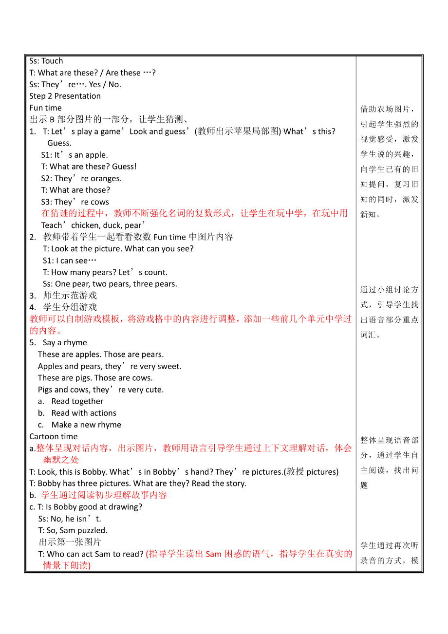 Unit 6 What time is it -Fun time&Cartoon time-教案、教学设计-县级公开课-新牛津译林版三年级下册英语(配套课件编号：e0c18).docx_第2页