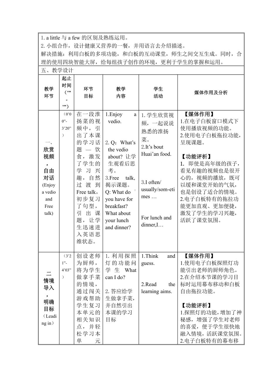 Unit 3 A healthy diet-Checkout time & Ticking time-教案、教学设计-部级公开课-新牛津译林版六年级下册英语(配套课件编号：162cc).doc_第2页