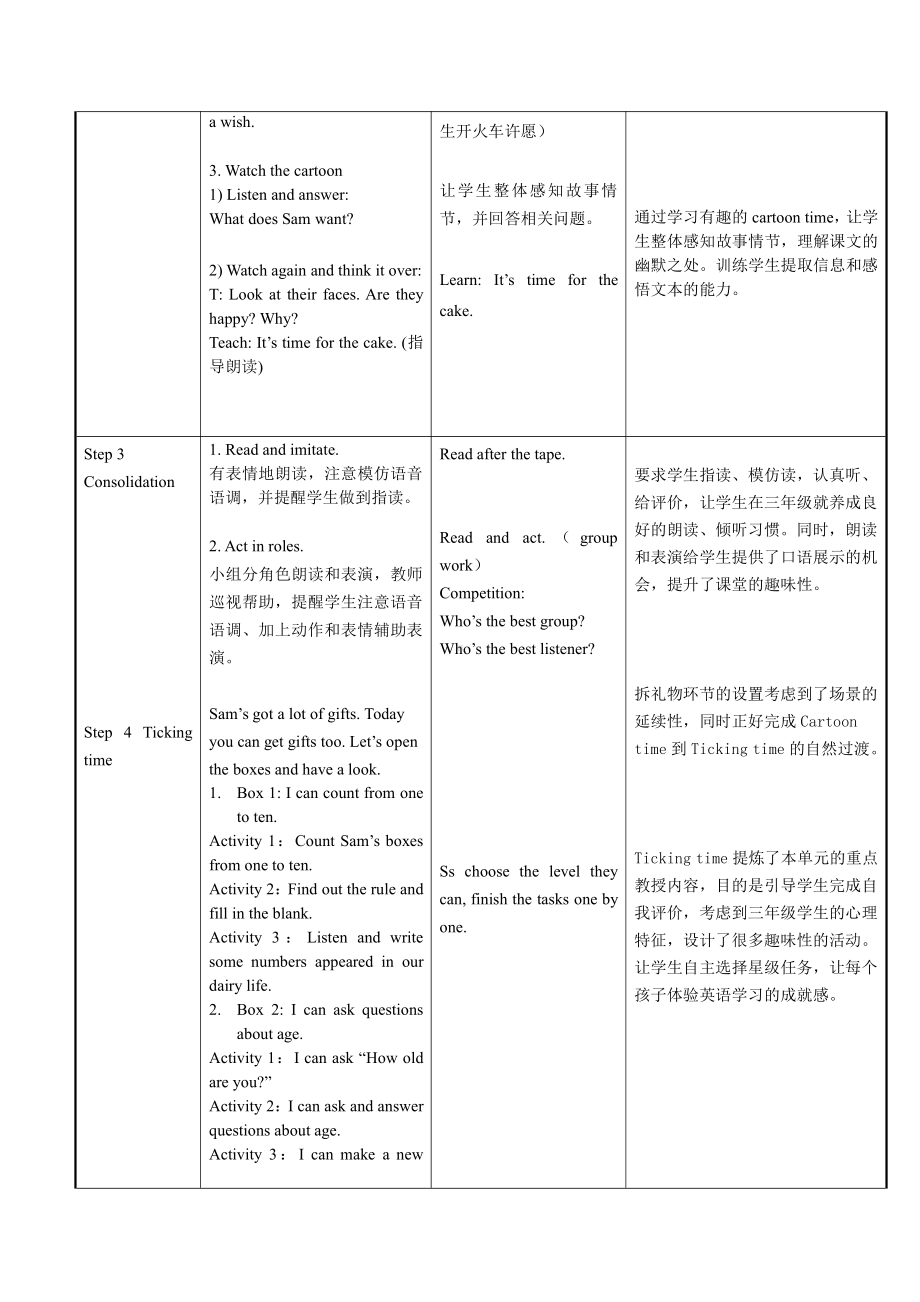 Unit 5 How old are you -Fun time&Cartoon time-教案、教学设计-市级公开课-新牛津译林版三年级下册英语(配套课件编号：300b7).doc_第2页