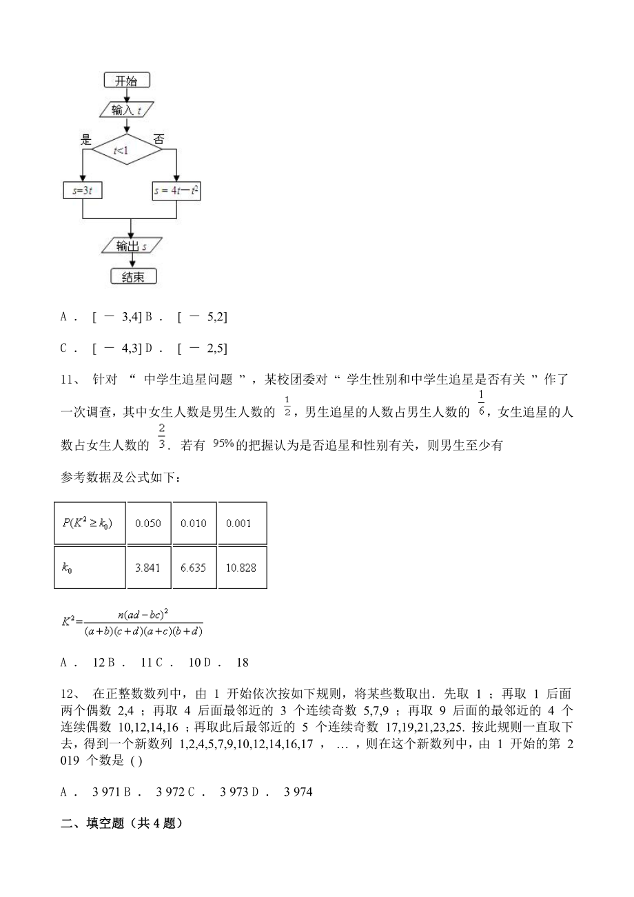 山西省2020-2021学年高二下学期4月阶段性检测数学（文）试题含解析.doc_第3页