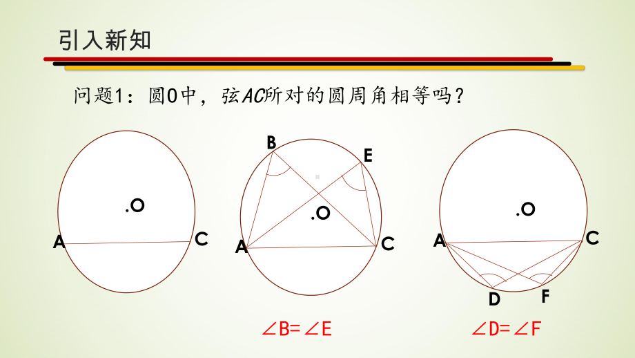 人教版九年级数学上册《24.1.4圆周角（第二课时）》优秀课件.pptx_第3页