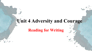 Unit 4Reading for Writingppt课件-（2019版）新人教版选择性必修第三册高中英语.pptx