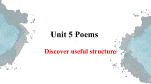 Unit 5Discover useful structures ppt课件-（2019版）新人教版选择性必修第三册高中英语.pptx