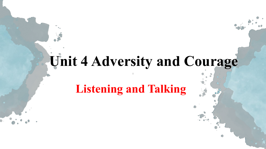 Unit 4Listening and Talking ppt课件-（2019版）新人教版选择性必修第三册高中英语.pptx_第1页