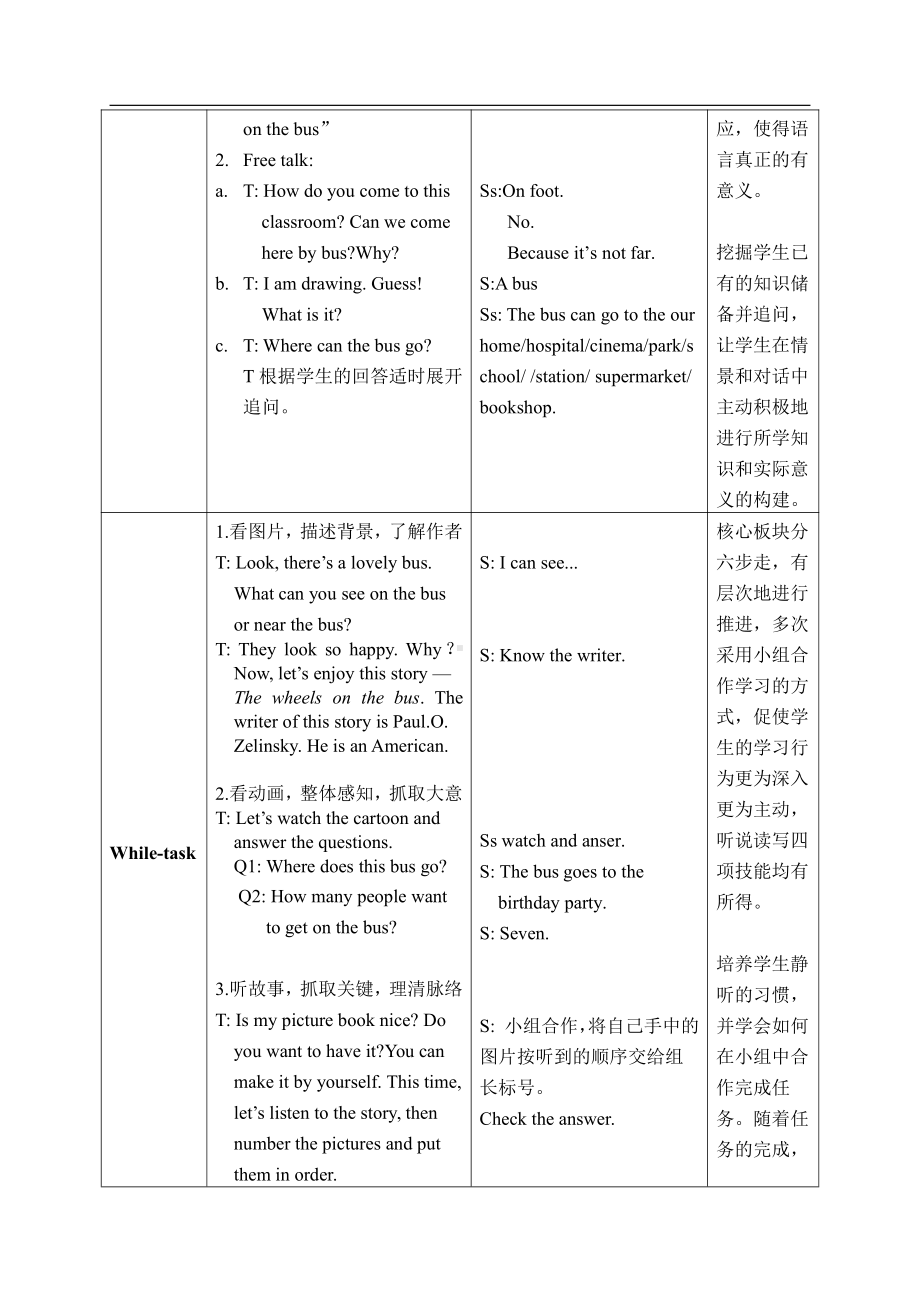 Unit 2 How do you come to school -Sound time, Song time & Cartoon time-教案、教学设计--(配套课件编号：42dee).doc_第2页