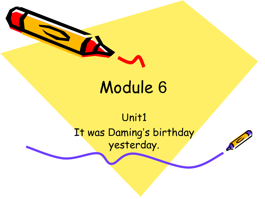 Module 6-Unit 1 It was Daming's birthday yesterday.-ppt课件-(含教案+视频)-省级公开课-外研版六年级下册（一起）英语(编号：c1892).zip