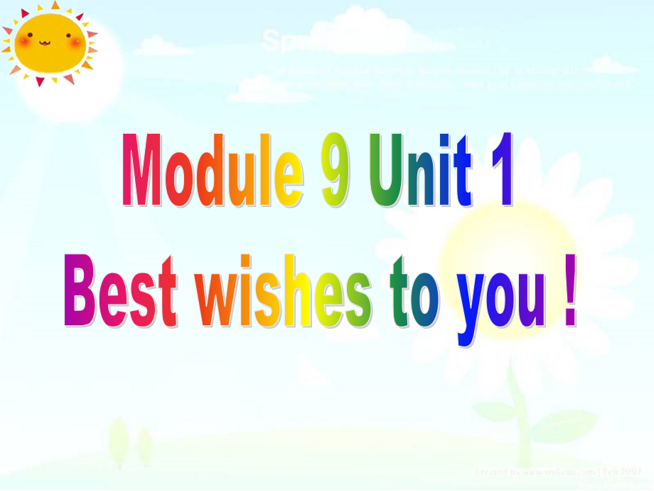 Module 9-Unit 1 Best wishes to you!-ppt课件-(含教案+视频+音频+素材)-市级公开课-外研版六年级下册（一起）英语(编号：a0683).zip