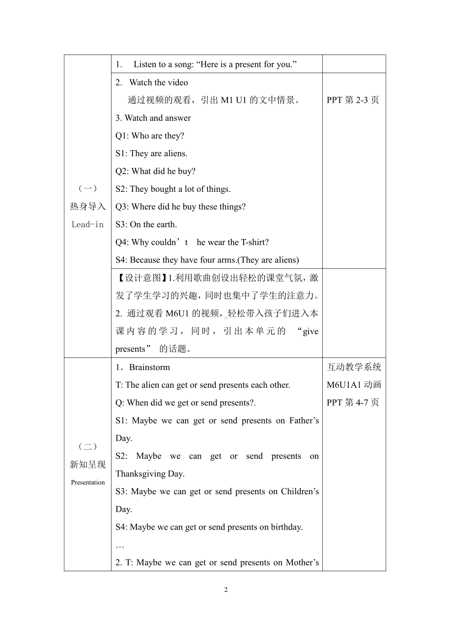 Module 6-Unit 1 It was Daming's birthday yesterday.-公开课教案、教学设计-外研版六年级下册（一起）英语-(配套课件编号：a007d).docx_第2页