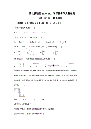 2021华师版数学八年级上册期末试卷.doc