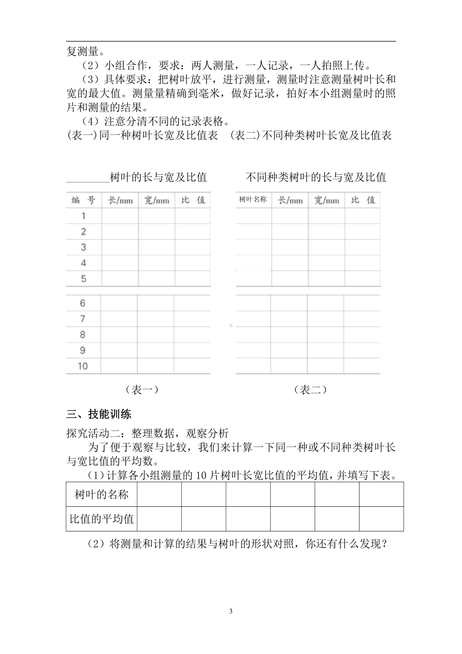 三 分数除法-● 树叶中的比-教案、教学设计-市级公开课-苏教版六年级上册数学(配套课件编号：90aa6).docx_第3页