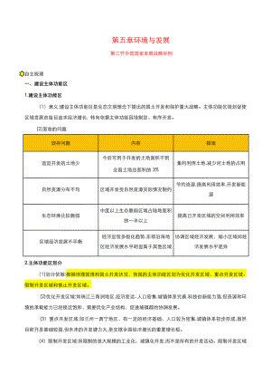 （2019新教材）人教版高中地理必修第二册5.3节中国国家发展战略举例学案.docx