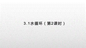 （2019新教材）人教版高中地理必修第一册3.1水循环（第2课时）提升课件 .pptx