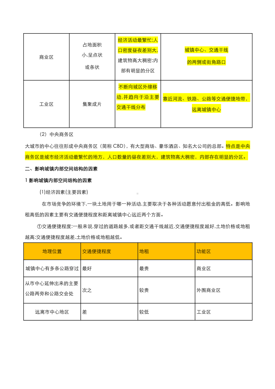 （2019新教材）人教版高中地理必修第二册2.1节乡村和城镇空间结构学案.docx_第2页