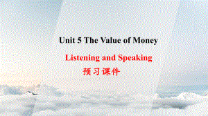 （2019版）新人教版高中英语必修第三册Unit 5 Listening and Speaking 预习ppt课件.pptx