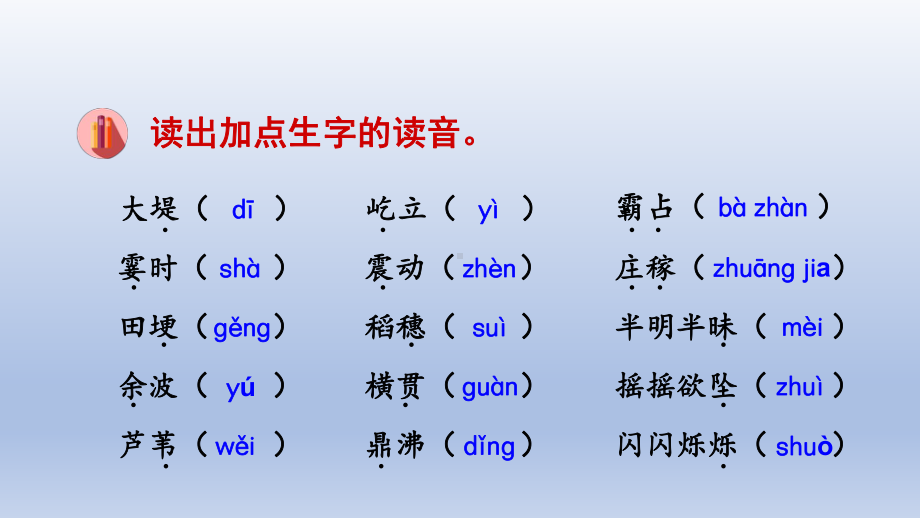 小学语文部编版四年级上册期末总复习课件（按单元编排）.pptx_第3页