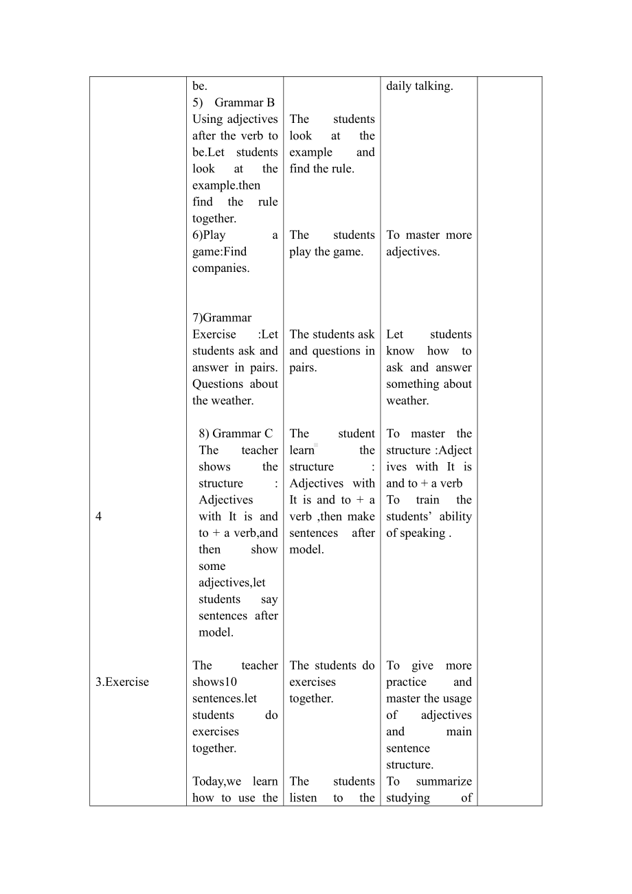 Unit 4 Seasons-Using adjectives before nouns-教案、教学设计-市级公开课-牛津深圳版(配套课件编号：102a6).doc_第3页