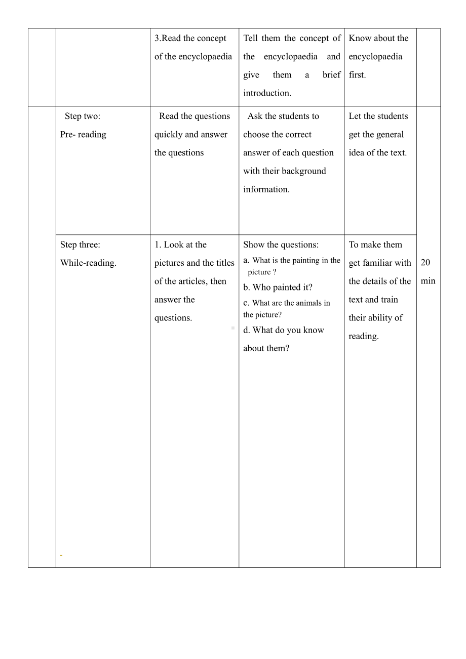 Unit 1 Encyclopaedias-Reading Look it up -教案、教学设计-省级公开课-牛津深圳版八上(配套课件编号：302ff).doc_第2页