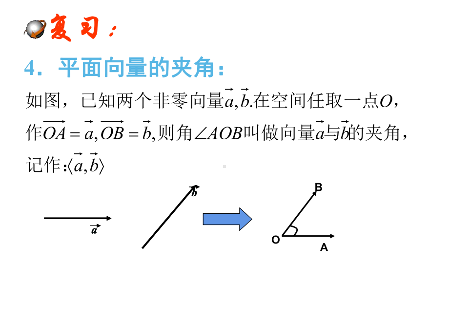 2.2.3空间向量的数量积运算-北师大版高中数学选修2-1课件.ppt_第3页