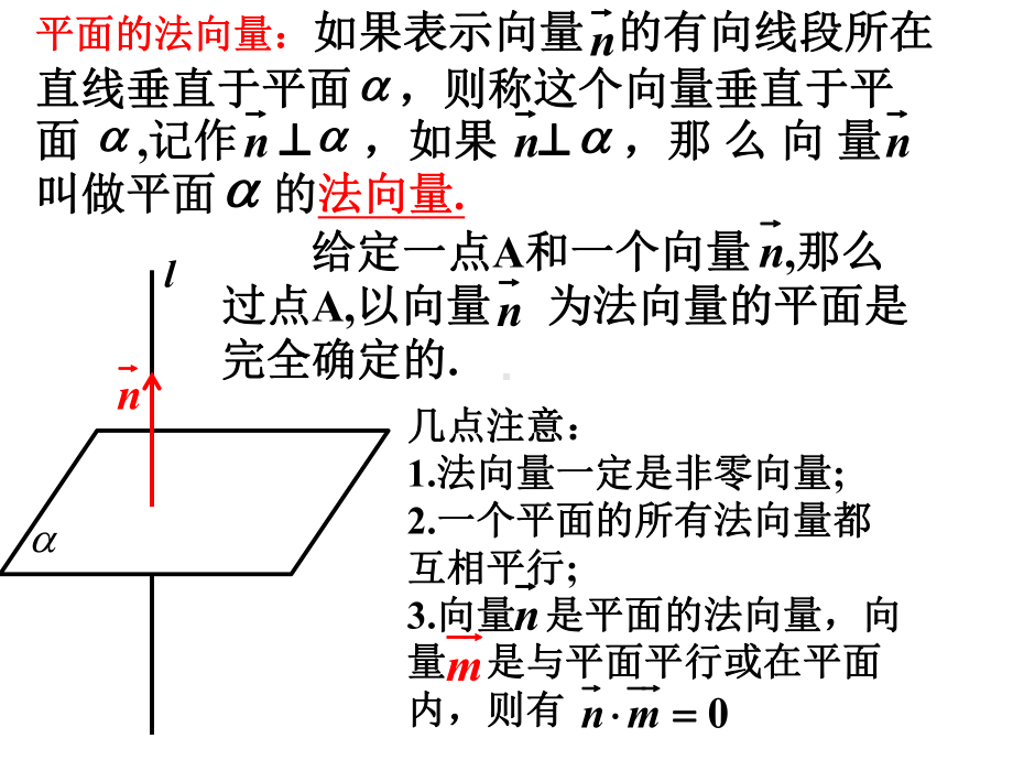 2.4用向量法讨论平行和垂直-北师大版高中数学选修2-1课件.ppt_第3页