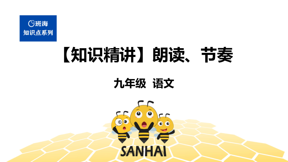 语文九年级 （知识精讲）3.句子(14)朗读、节奏.pptx_第1页