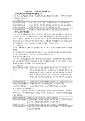 （部编）统编版高中政治 选择性必修2法律与生活解题方法.doc（4页）