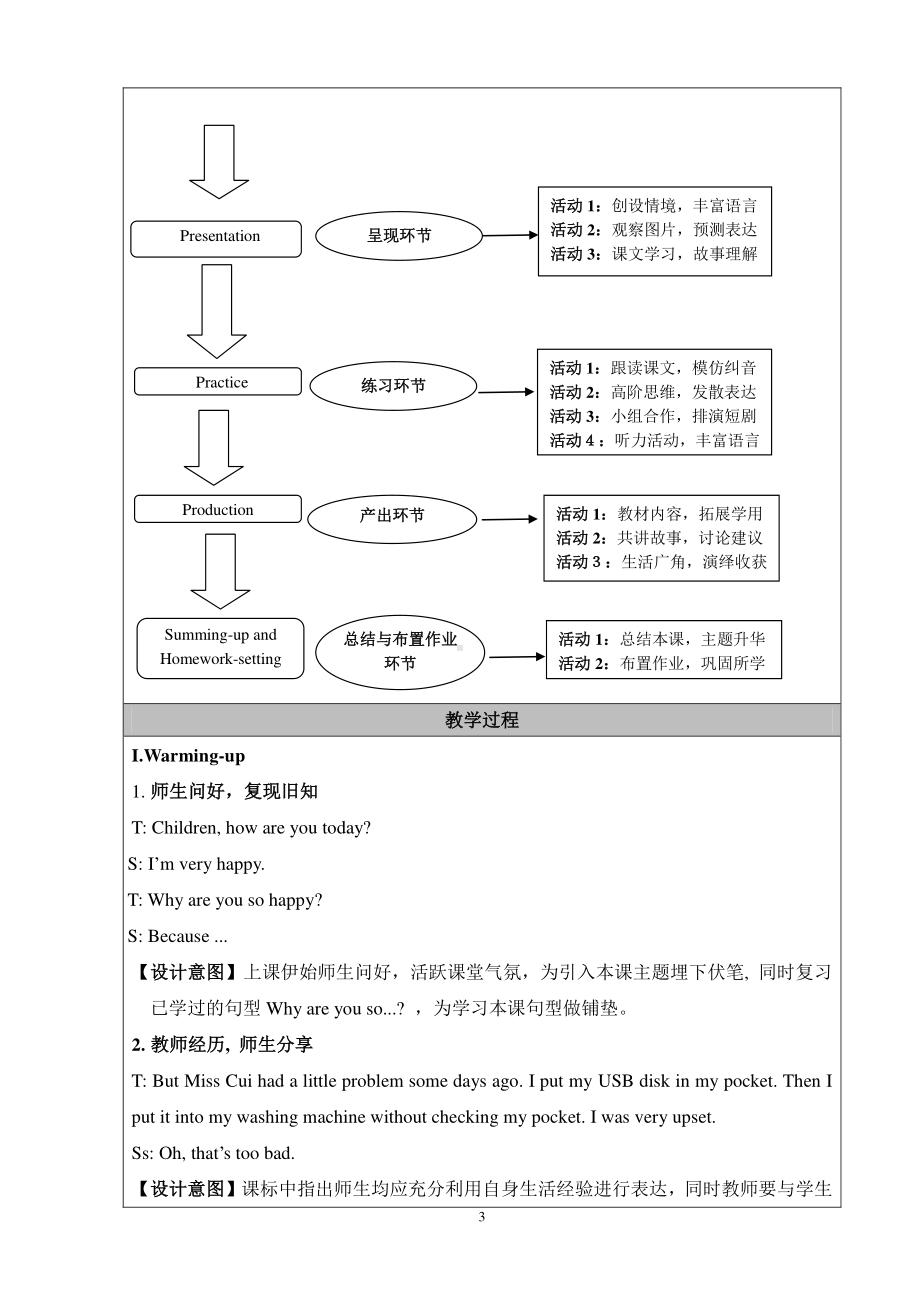 北京版四下UNIT SEVEN WHAT HAPPENED TO THE FLOOR Lesson 24教案、教学设计部级优课(配套课件编号：40080).doc_第3页