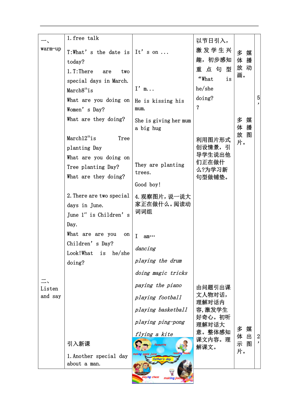 北京版三下-UNIT SIX MOTHER'S DAY-Lesson 20-教案、教学设计--(配套课件编号：10182).docx_第2页