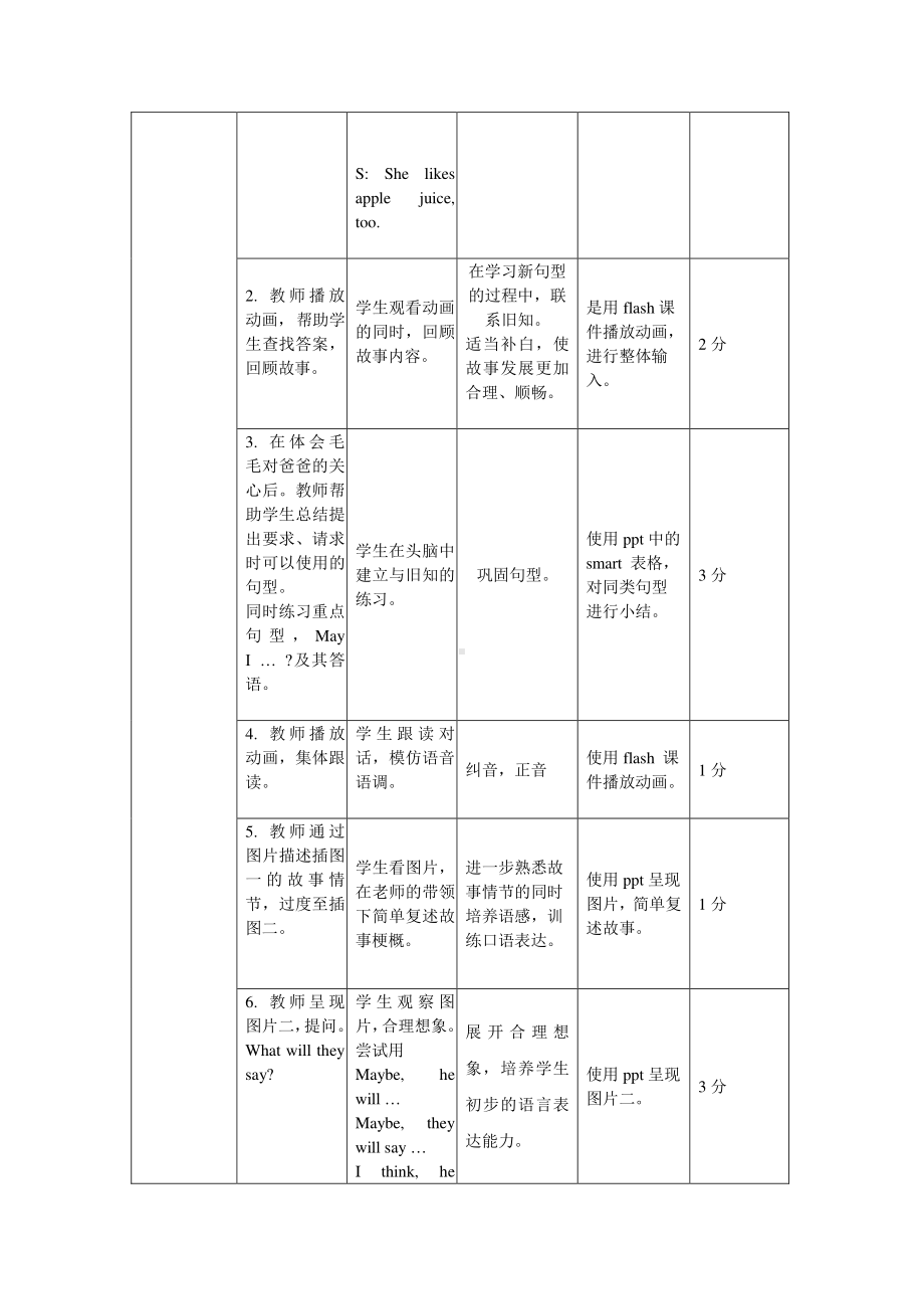 北京版三下-UNIT THREE I LIKE APPLE JUICE BEST-Lesson 11-教案、教学设计--(配套课件编号：a00a2).doc_第3页