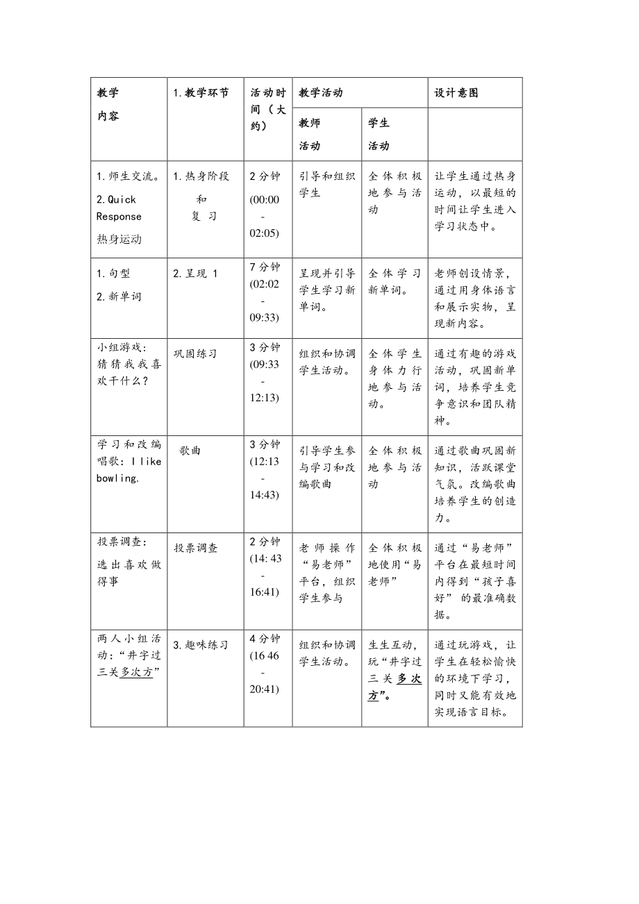 （广东）粤人版四年级下册-Unit 7 Hobbies-Lesson 2-教案、教学设计--(配套课件编号：d02de).doc_第2页