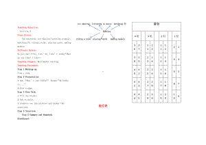 （广东）粤人版四年级下册-Unit 7 Hobbies-Lesson 2-教案、教学设计--(配套课件编号：20a03).docx