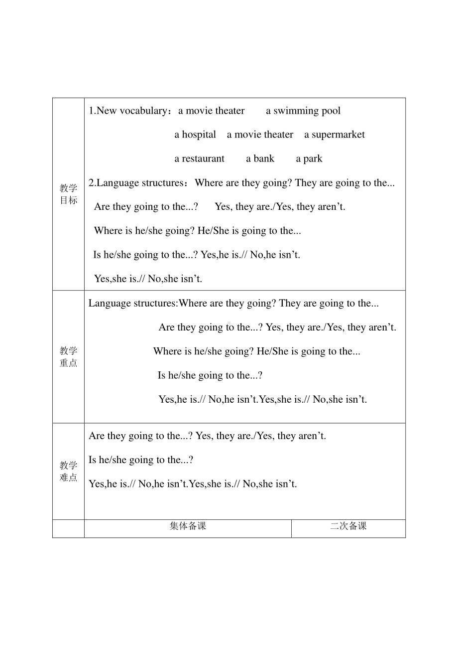 （广东）粤人版四年级下册-Unit 3 Bank or Beach -Lesson 3-教案、教学设计--(配套课件编号：a3c90).doc_第1页