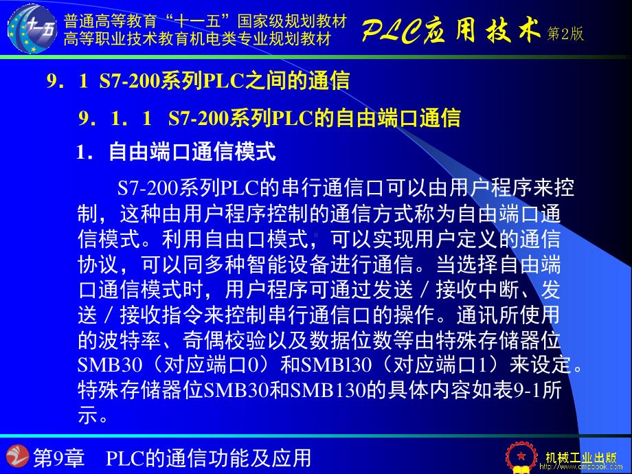 第9章 PLC的通信功能及应用.ppt_第3页