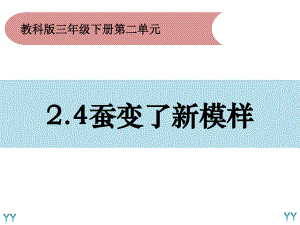 2020新教科版三年级下册科学2.4蚕变了新模ppt课件.pptx