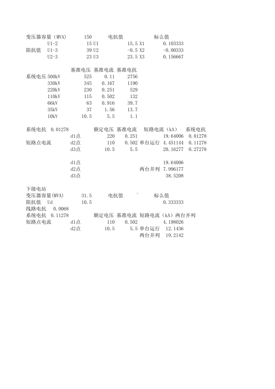 变压器参数计算软件（电力讲坛）.xls_第1页