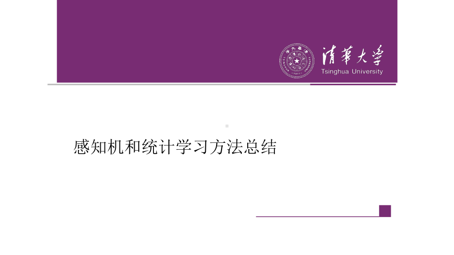 第2和12章 感知机和统计学习方法总结.pptx_第1页