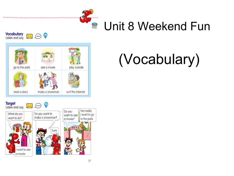 （广东）粤人版四年级下册-Unit 8 Weekend Fun-Lesson 1-ppt课件-(含教案+视频+素材)-公开课-(编号：908ca).zip