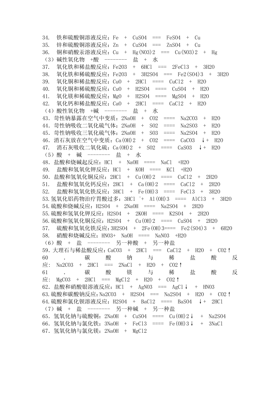 中考复习化学方程式大全.doc_第3页