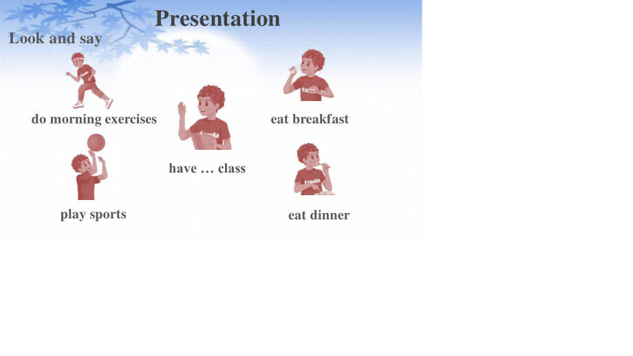 五年级英语下册课件：Unit 1 My day Part A Let’s learn & Ask and write人教PEP版.pptx_第3页