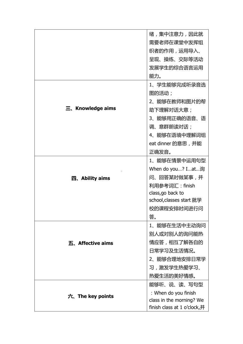 五年级英语下册教案-Unit 1 My day Part A~Let’s try &Let’s talk人教PEP版.docx_第2页