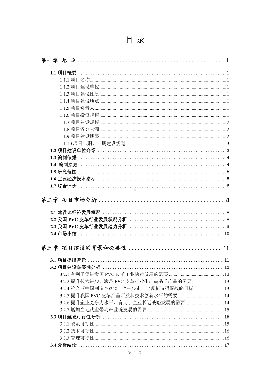 PVC皮革生产建设项目可行性研究报告.doc_第2页