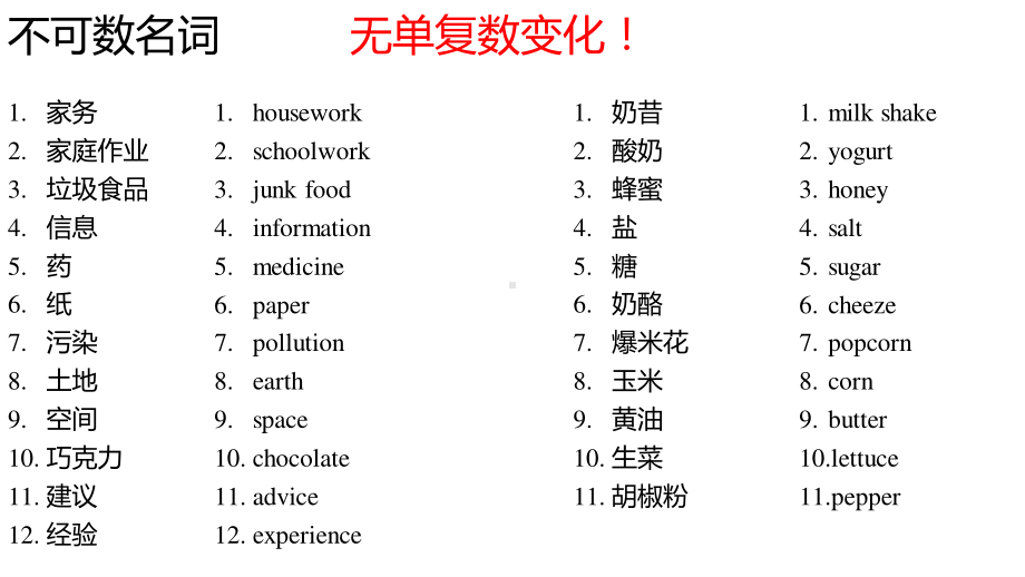 人教版八年级上册英语期末知识要点梳理课件（分类归纳）.pptx_第2页