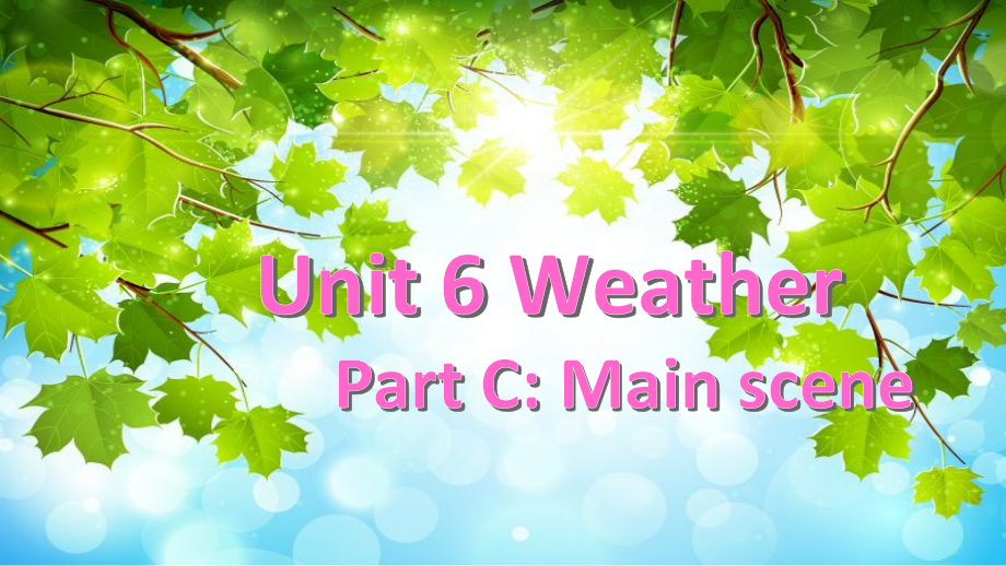 闽教版四年级下册下Unit 6 Weather-Part C-ppt课件-(含教案)(编号：200b6).zip